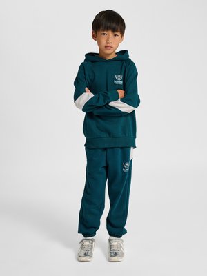 Hummel, HMLJR LOOSE BTS - Hoodie - reflecting pond