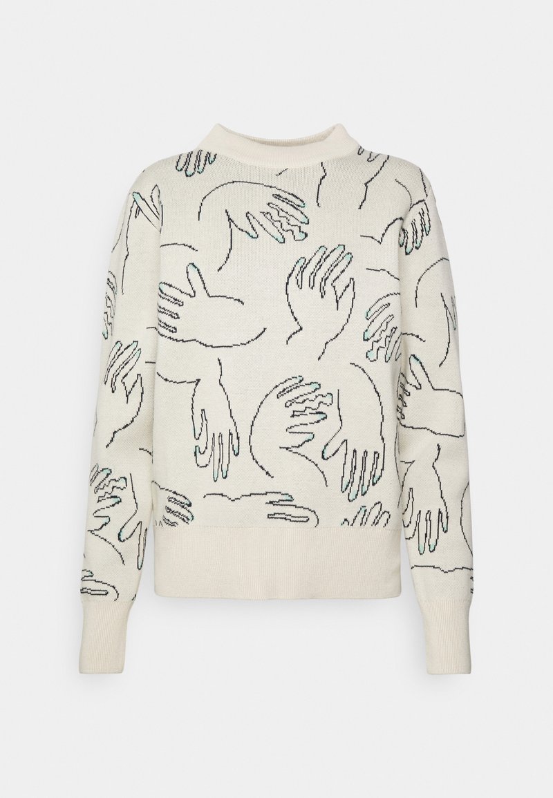 Damen Strickjacken | Monki Strickpullover beige - TC17945 Damen Strickjacken | Monki Strickpullover beige - TC17945