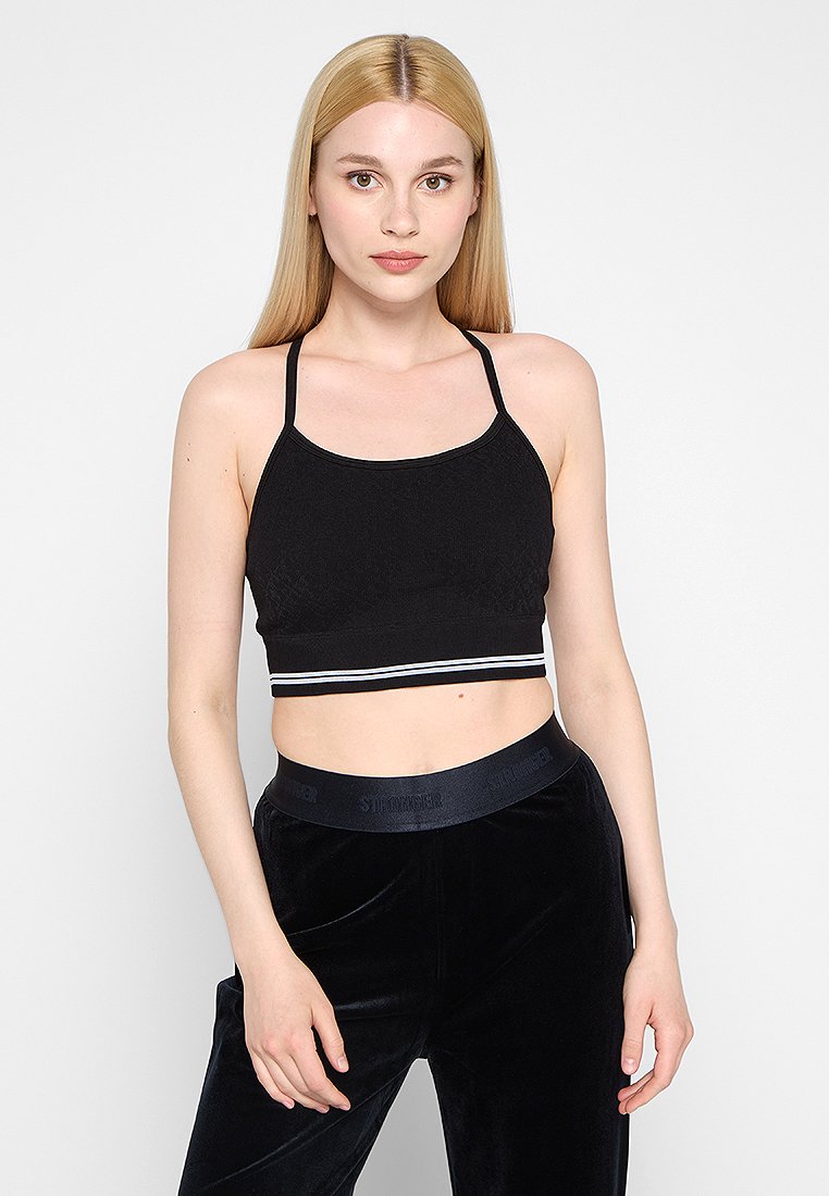 Stronger Sport-bh met light support zwart