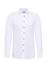 Eterna STRUKTURIERTES LANGARM SUPER SLIM - Chemise classique - weiß