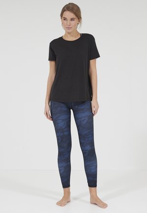 Athlecia FUNKTIONS LIZZY - Basic T-shirt - black melange