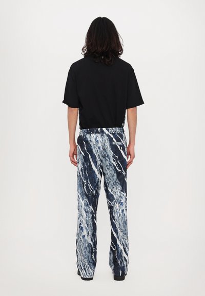Roberto Cavalli MARBLE TECH TRACK PANT - Pantaloni - blue