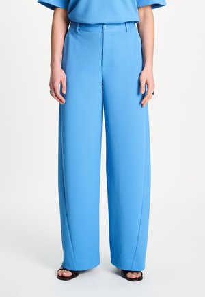 POM Amsterdam, PANTS - BARREL SMASHING BLUE - Broek - blue