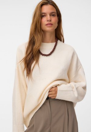 Vero Moda, VMBOOM LS O-NECK PULLOVER GA NOOS - Пуловер - birch
