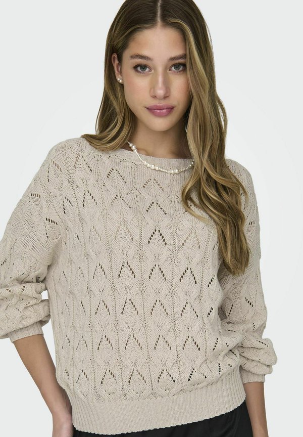 ONLBRYNN LIFE STRUCTURE LS NOOS - Jumper - pumice stone2