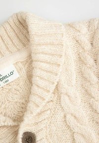 Coccodrillo SWETER ROZPINANY beżowy