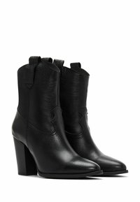 Derimod Botines de tacón - black