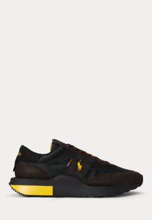 Polo Ralph Lauren, TRAIN 89 SUEDE-PANELED SNEAKER UNISEX - Zapatillas - faded black multi