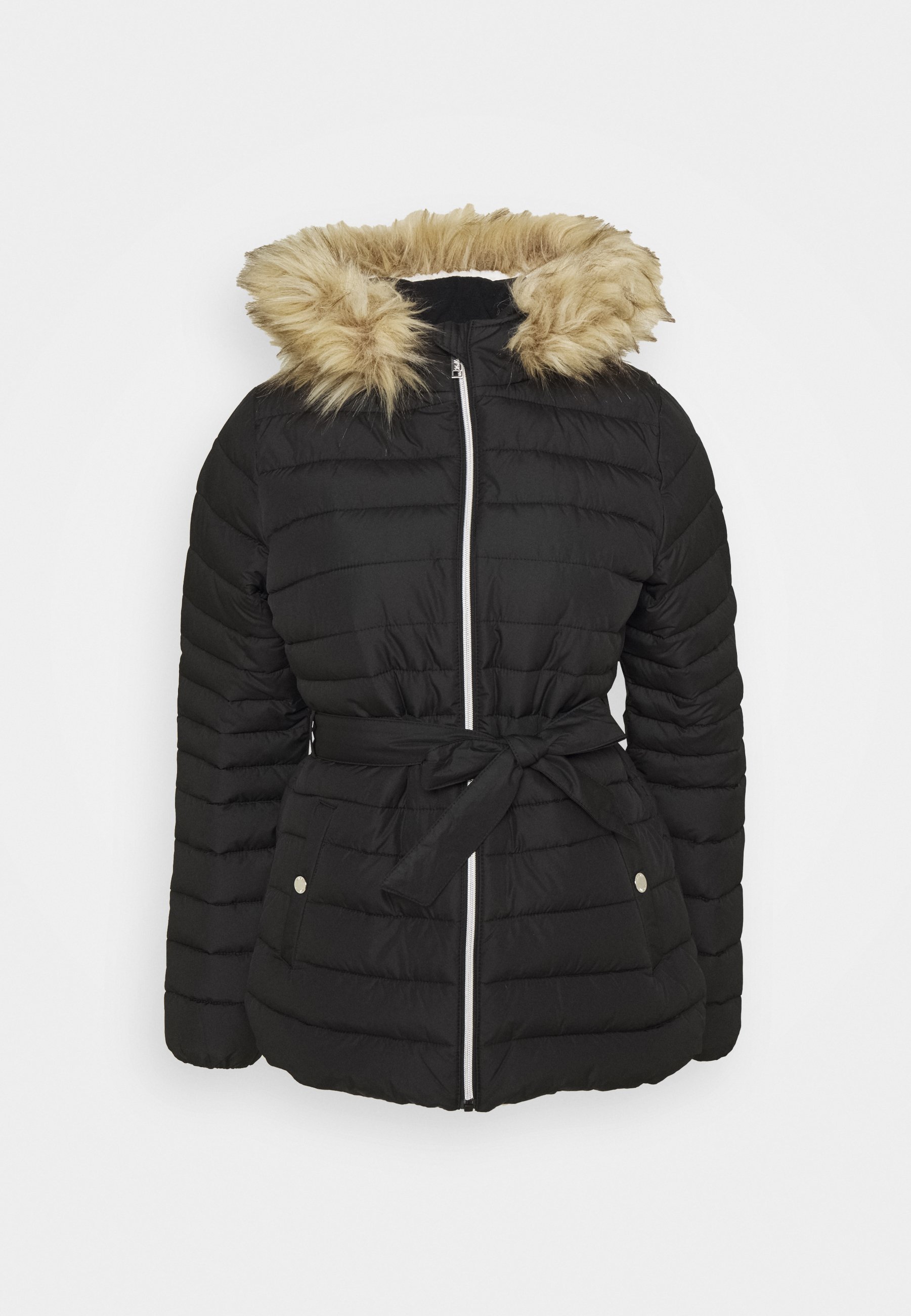 Hollister Co. BELTED CORE PUFFER Lett jakke black Hollister Co. JACKET Lett jakke cream Zalando.no