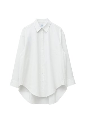 & OTHER STORIES, & OTHER STORIES ROUNDED-HEM OVERSIZED SHIRT - Chemisier - white