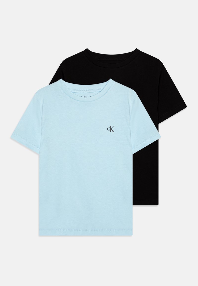 Calvin Klein Jeans - MONOGRAM UNISEX 2 PACK - T-shirt basic - keepsake blue/black, Ingrandire