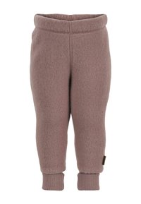 Fleece peuterbroek in een stofkleur, met een elastische tailleband en ribgebreide boorden. Makkelijk aan te trekken met een gladde textuur en subtiele stikdetails.