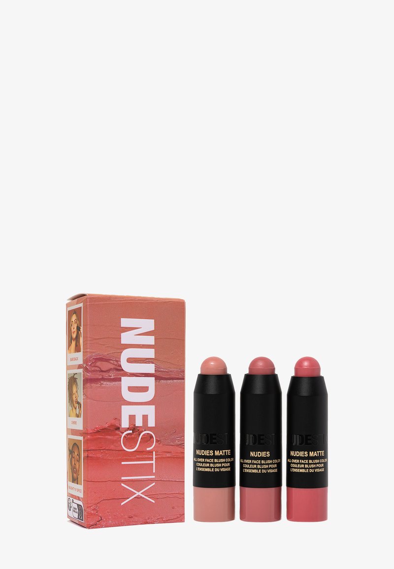 NUDESTIX PINK NUDE BLUSH KIT (BARE BACK, NAUGHTY N SPICE, CHERIE) - Sminkset