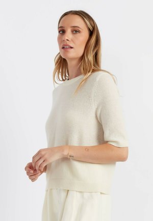 Basic T-shirt - cream