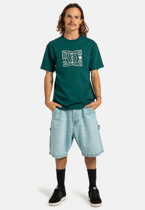 Print T-shirt - btg  deep teal4