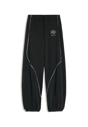 Bershka, WASHED PIPINGS - TROUSERS - Pantalon de survêtement - dark grey