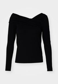 VMPANDA ONE SHOULDER - Long sleeved top - black