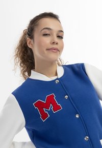 myMo COLLEGE - Felpa con zip - königsblau