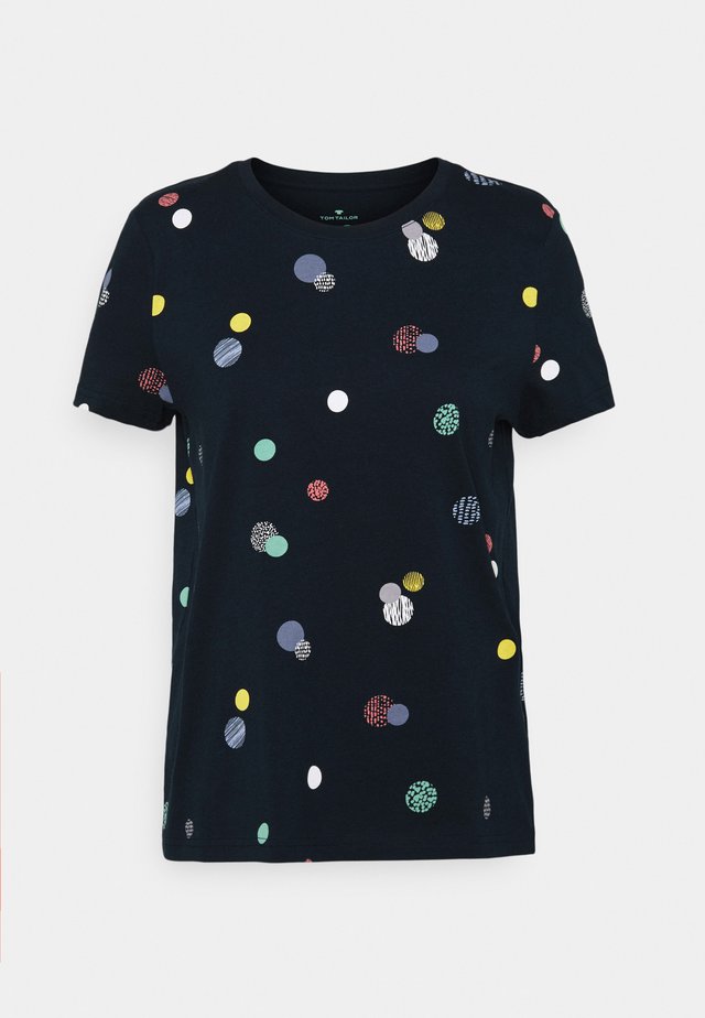 T-Shirt print - navy