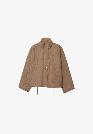 Stradivarius PUFFER - Jas - mottled light brown