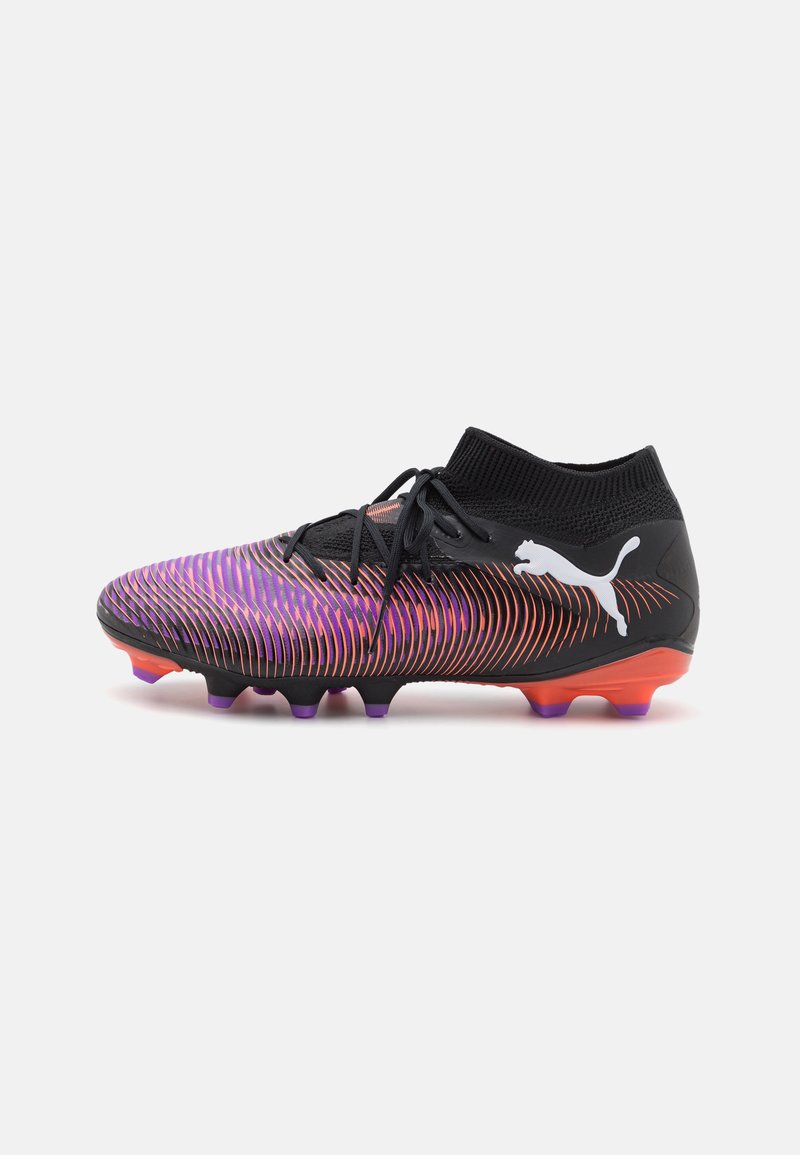 Puma - FUTURE 8 PRO  - Football boots artificial grass - black/white/glowing red, Enlarge