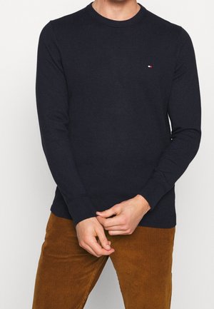 Pullover - mottled dark blue