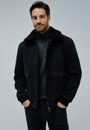 REGULAR - Blouson Bomber - schwarz