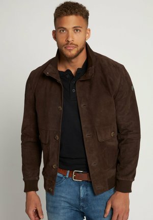 Leather jacket - expresso