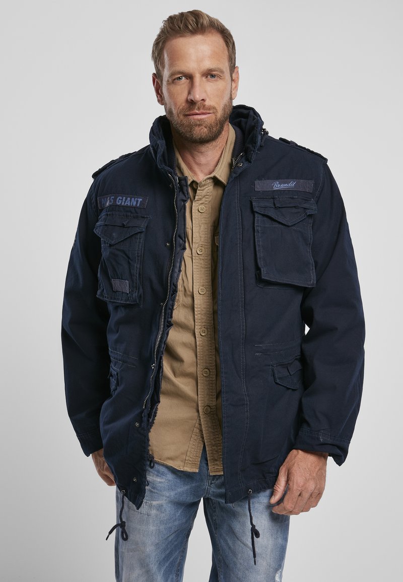Herren Trenchcoats | Brandit GIANT Parka navy/dunkelblau - RV18952 Herren Trenchcoats | Brandit GIANT Parka navy/dunkelblau - RV18952