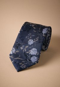 FLORAL - Kravata - black