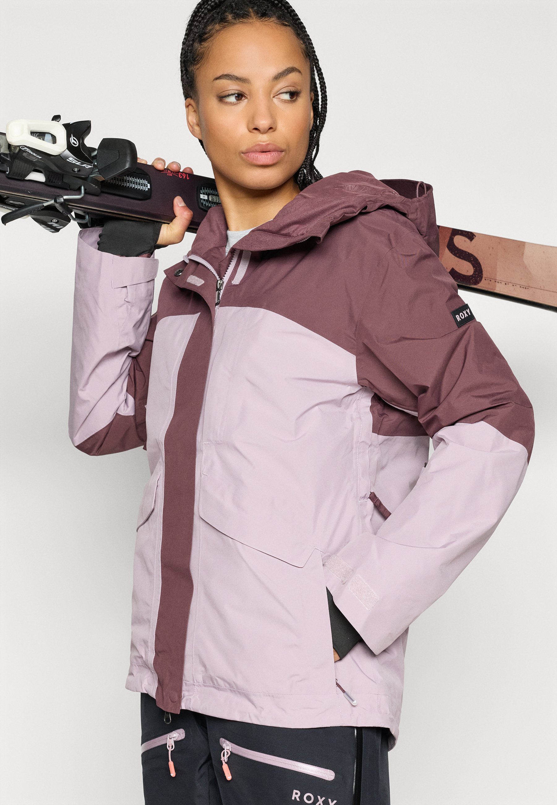 Roxy GORE-TEX STORMDAY - Ski jacket - nirvana/light pink - Zalando.ie