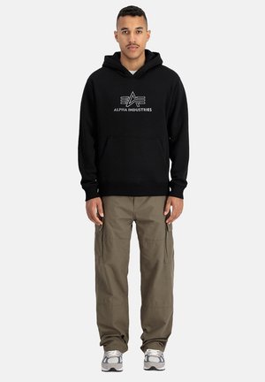 BASIC LOGO - Kapuzenpullover - black