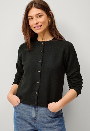 Strickjacke - schwarz