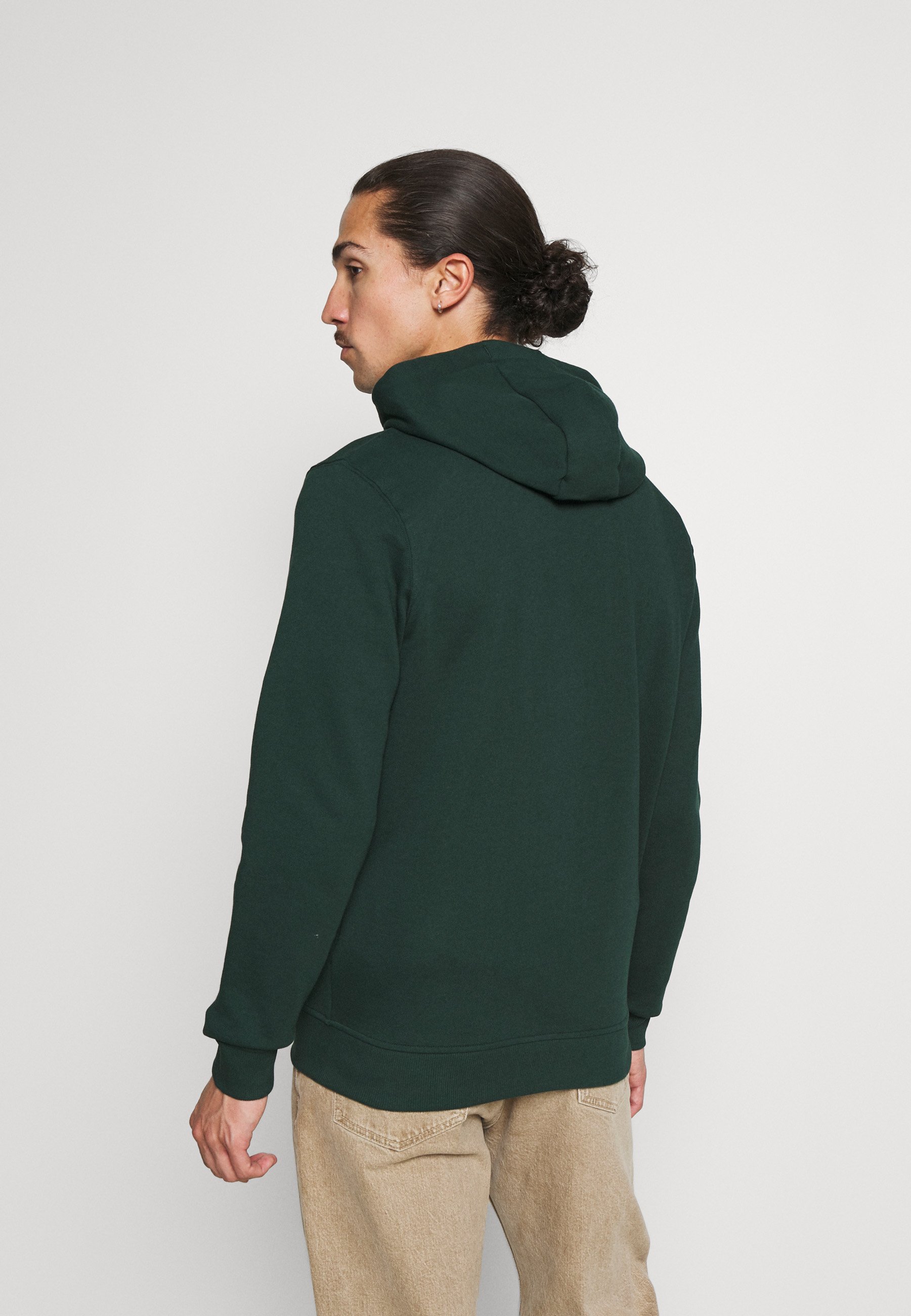 dark green hoodie
