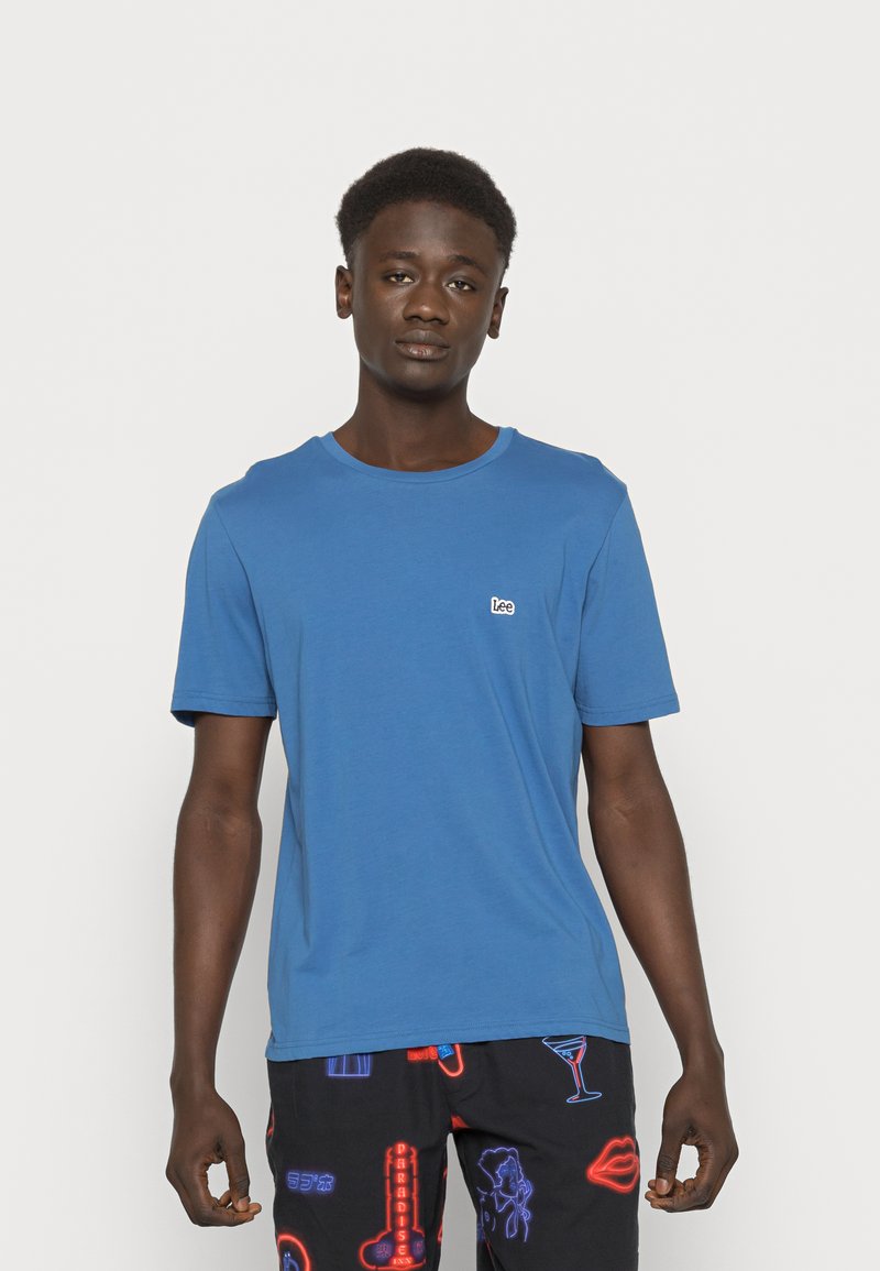 Lee PATCH LOGO TEE - T-shirt básica - blue union
