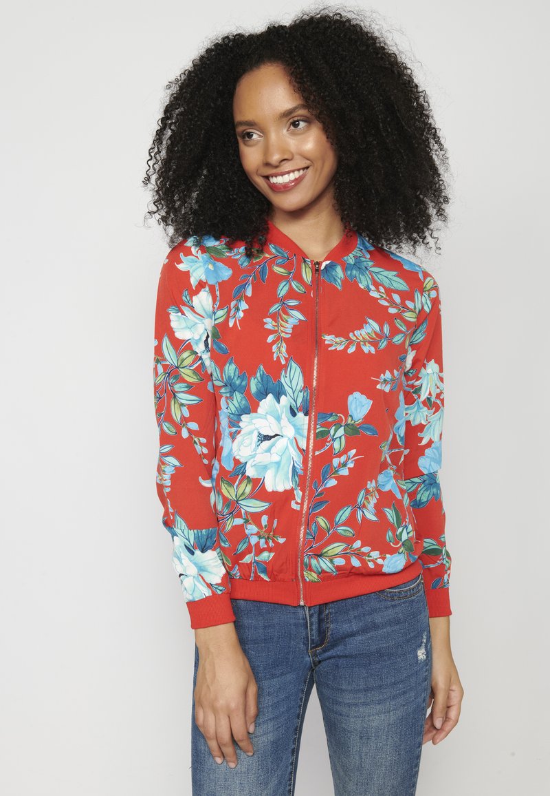 Koroshi Sweat zippé - rojo red