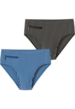 OCEAN 2-PACK - Costume da bagno a slip - blau/schwarz