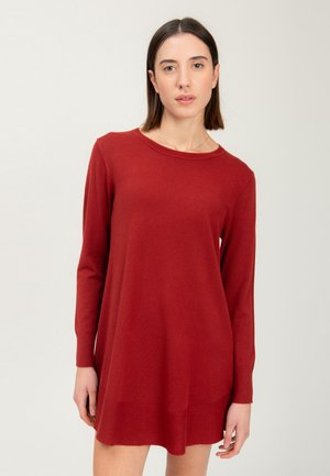 INFLUENCER LONG LENGTH PULL - Trui - cognac
