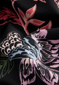 Next RUCHED TUMMY CONTROL TALL - Fürdőruha - black pink floral