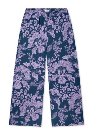Schiesser, MIX RELAX - Nachtwäsche Hose - lilac dark blue