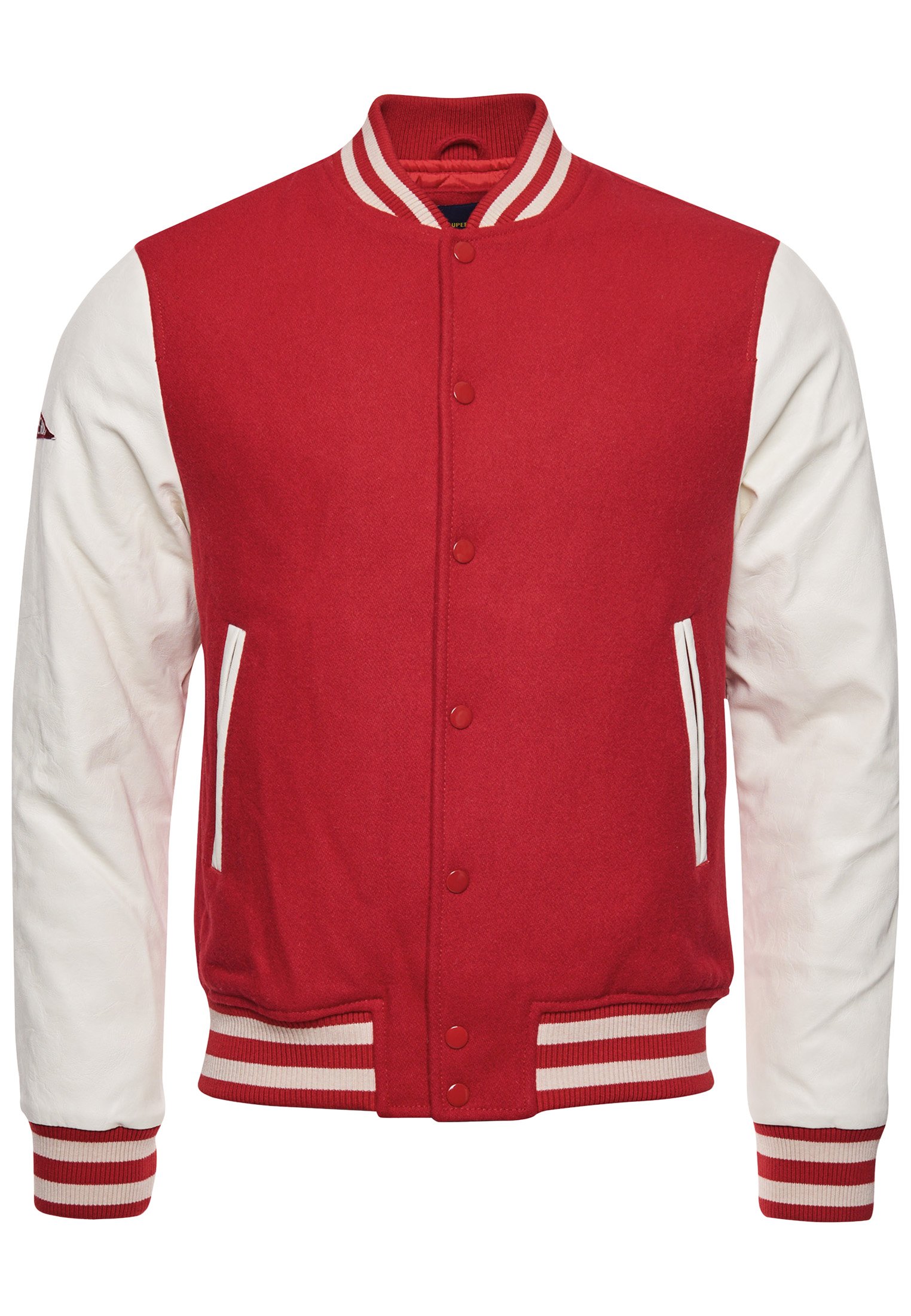 superdry red bomber jacket