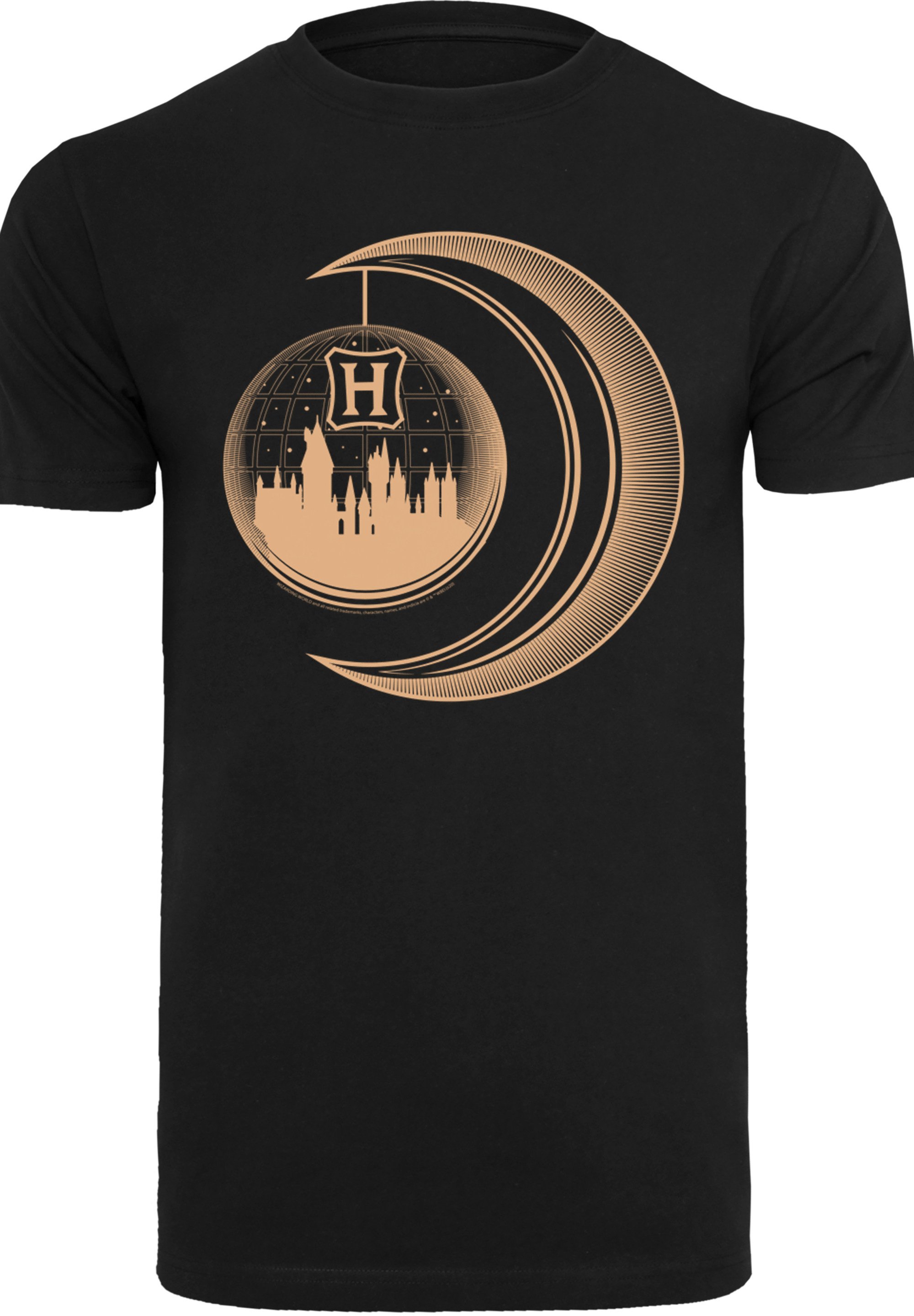F4NT4STIC HARRY POTTER HOGWARTS MOON - Print T-shirt - black - Zalando.de
