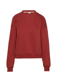 QS LOCKERES ÜBERSCHNITTENER SCHULTER - Sweatshirt - rot