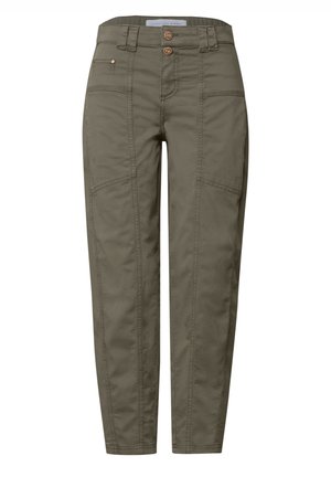 Street One Studio, BARREL LEG PANTS IN A WASHED LOOK - Pantalon classique - ashen olive