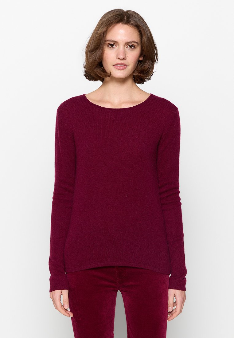 Authentic Cashmere Trui bordeauxrood Authentic Cashmere Trui bordeauxrood