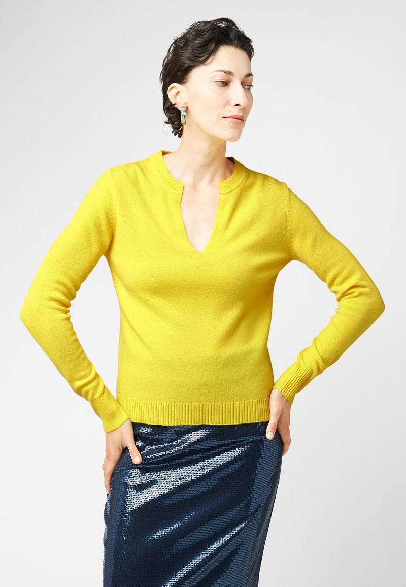 Rodier ROUND NECK - Pullover - jaune
