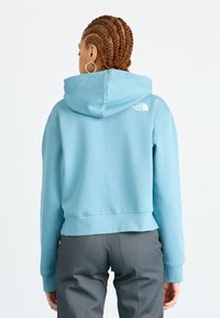 The North Face ESSENTIAL CROP HOODIE - Melegítőfelső - algae blue