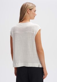 OPUS SASKINO - T-Shirt basic - milk
