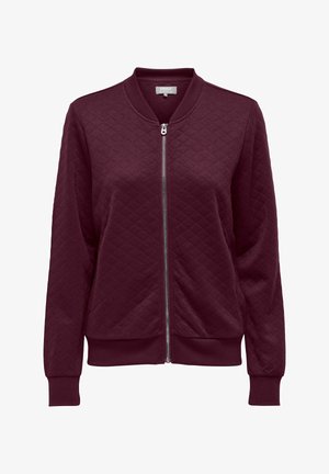 ONLY, ONLJOYCE L/S BOMBER SWT NOOS - Majica s kapuljačom i patentnim zatvaračem - fig