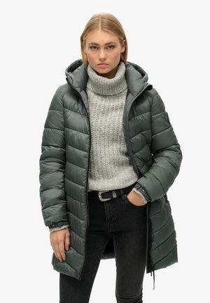 HOODED FUJI MID PADDED - Vinterfrakke - stormy weather blue